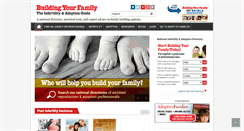 Desktop Screenshot of buildingyourfamily.com