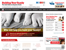 Tablet Screenshot of buildingyourfamily.com